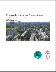 Rapport Energiearmoede en Zonnestroom